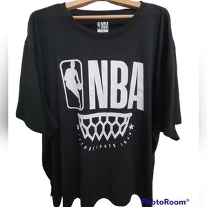 MENS BLACK NBA Printed T-Shirt